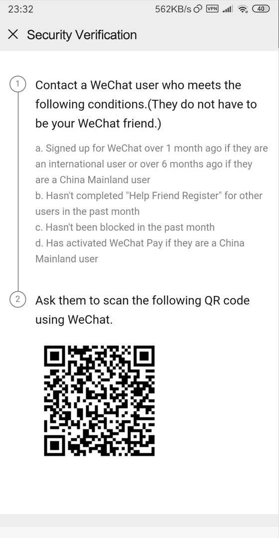 WeChat uygulamasında bir hesap nasıl doğrulanır?